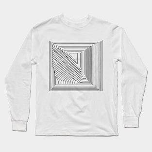 Not Perfect Visuals | Minimalist | NOptical Illusion | Triangle somewhere 1 Long Sleeve T-Shirt